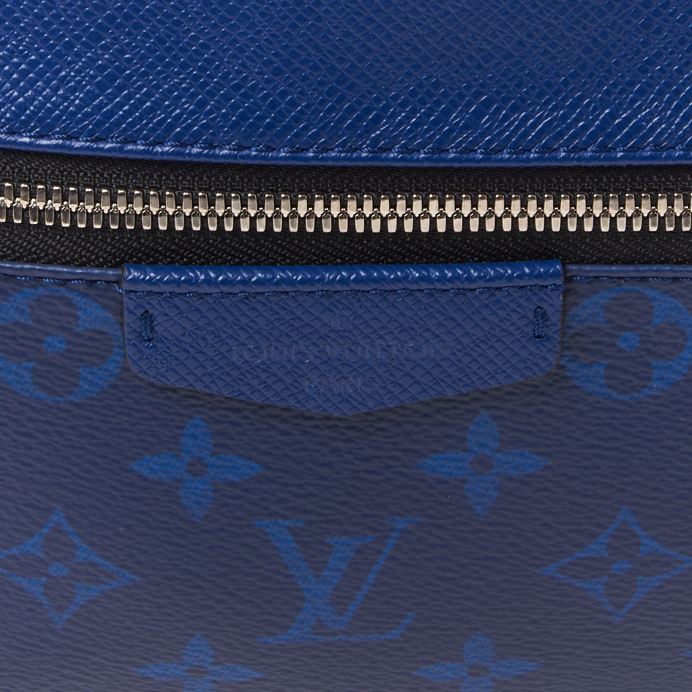 Taiga Monogram Discovery Backpack PM Cobalt