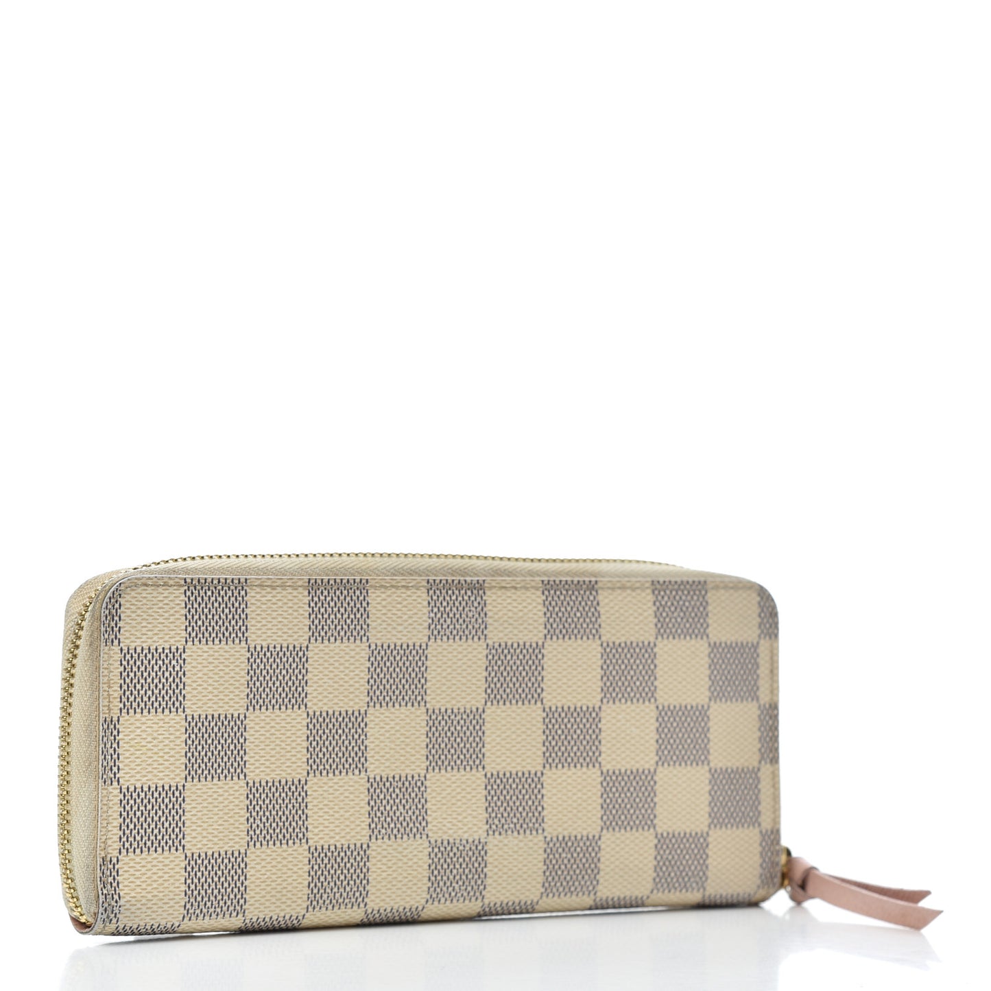 Damier Azur Clemence Wallet Rose Ballerine
