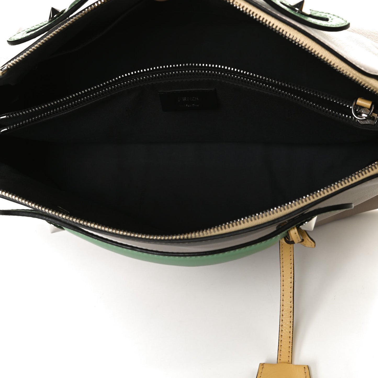 Vitello Dolce 4 Color Large By The Way Boston Bag Grigio Polvere Multicolor