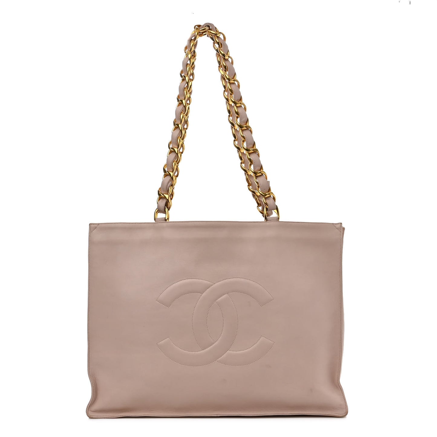 Lambskin Jumbo CC Shoulder Bag Light Pink