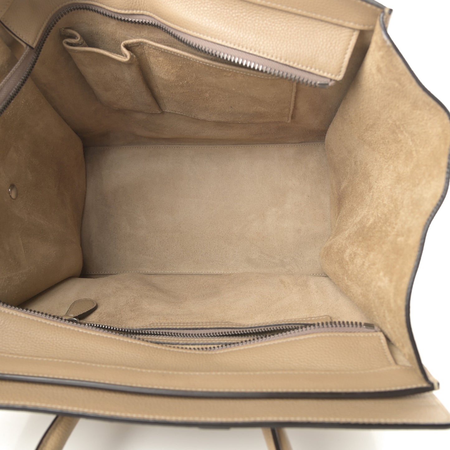 Drummed Calfskin Mini Luggage Dune