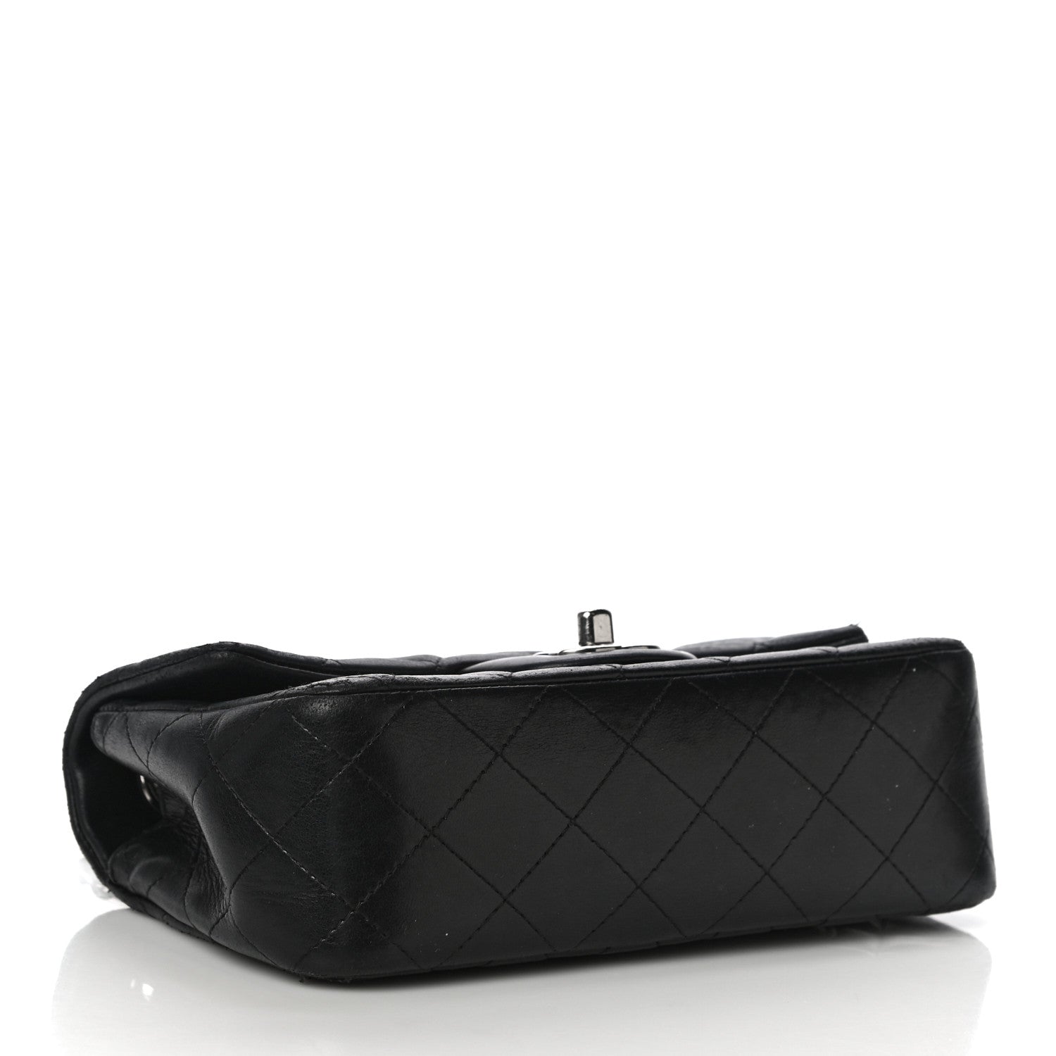 Chanel Lambskin Quilted Valentine Charms Mini Rectangular Flap Black 4 of 22
