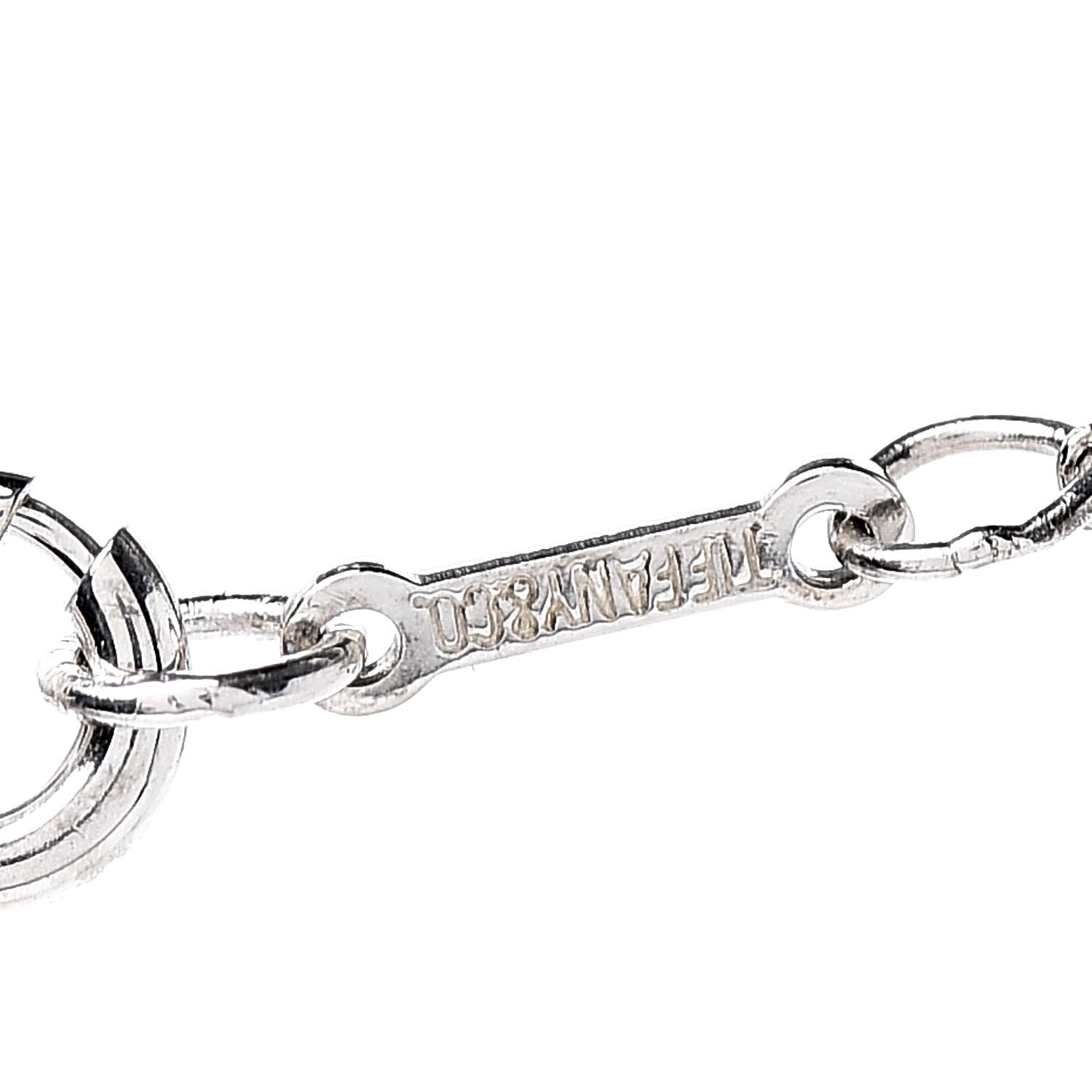 Tiffany Sterling Silver Paloma Picasso Graffiti X Pendant Necklace 5 of 7
