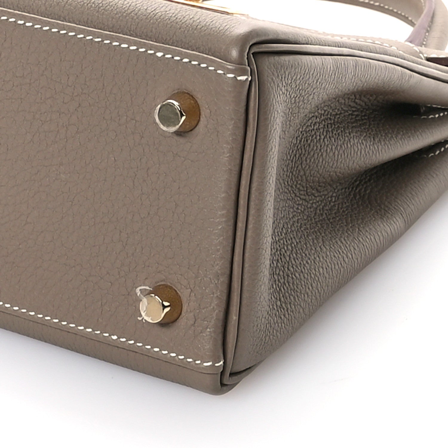 Hermes Togo Kelly Retourne 25 Etoupe 10 of 11