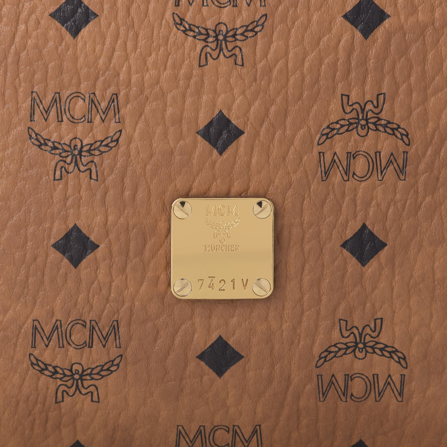 MCM Visetos Medium Klara Hobo Cognac Yellow 10 of 10