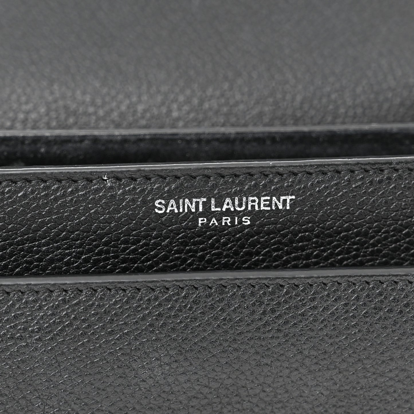 Grained Calfskin Small Monogram Sunset Black