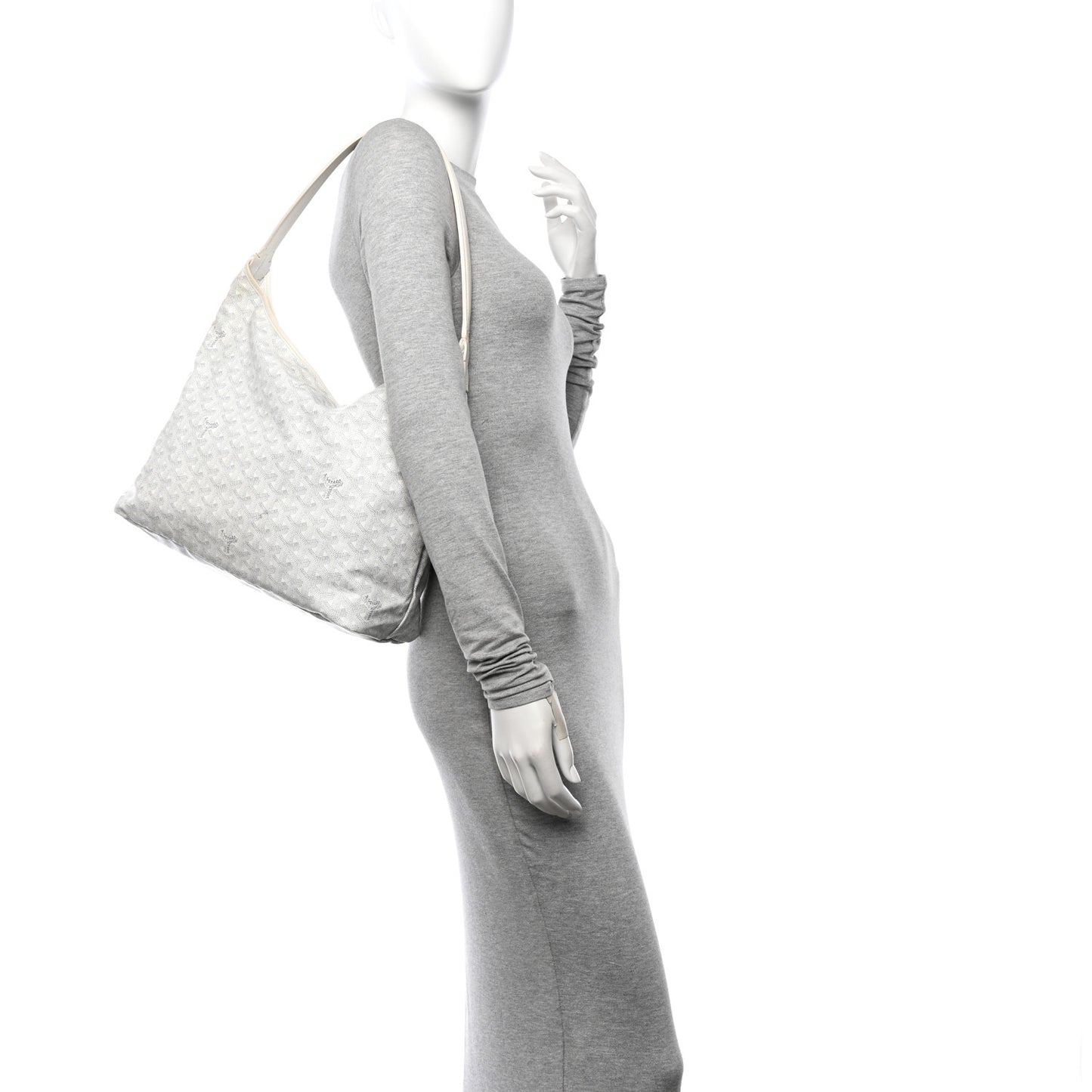 Goyardine Boheme Hobo White