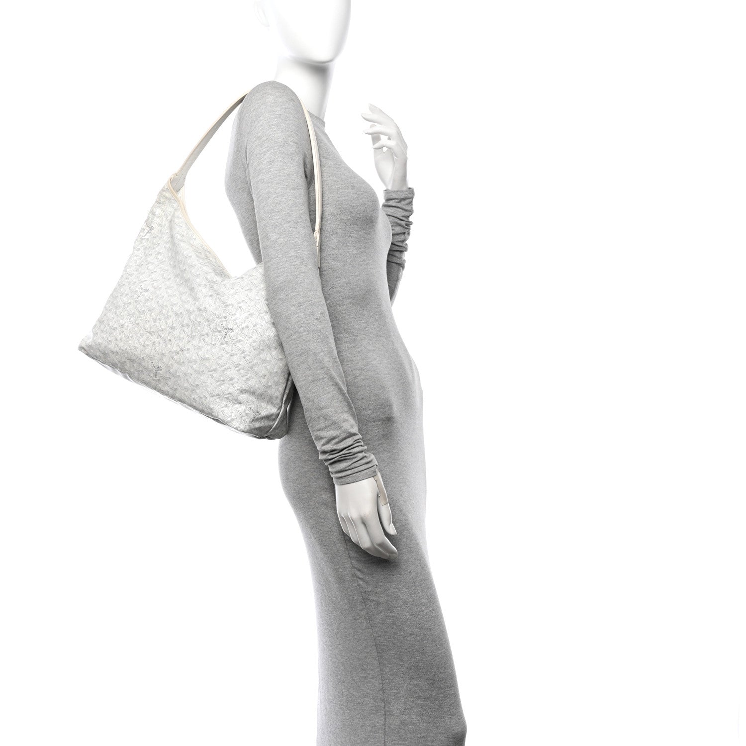 Goyard Goyardine Boheme Hobo White 2 of 15