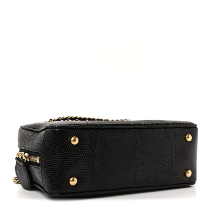 Chanel Lizard Coco Vintage Camera Case Black 4 of 10
