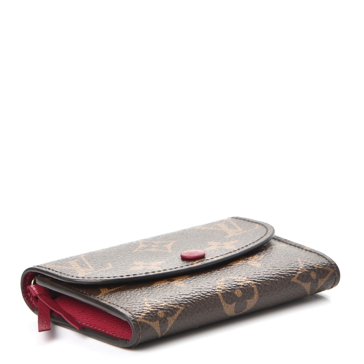 Monogram Rosalie Coin Purse Fuchsia