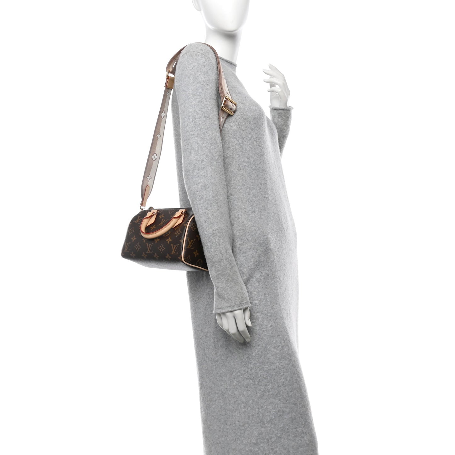 Monogram Speedy Bandouliere 20 Beige