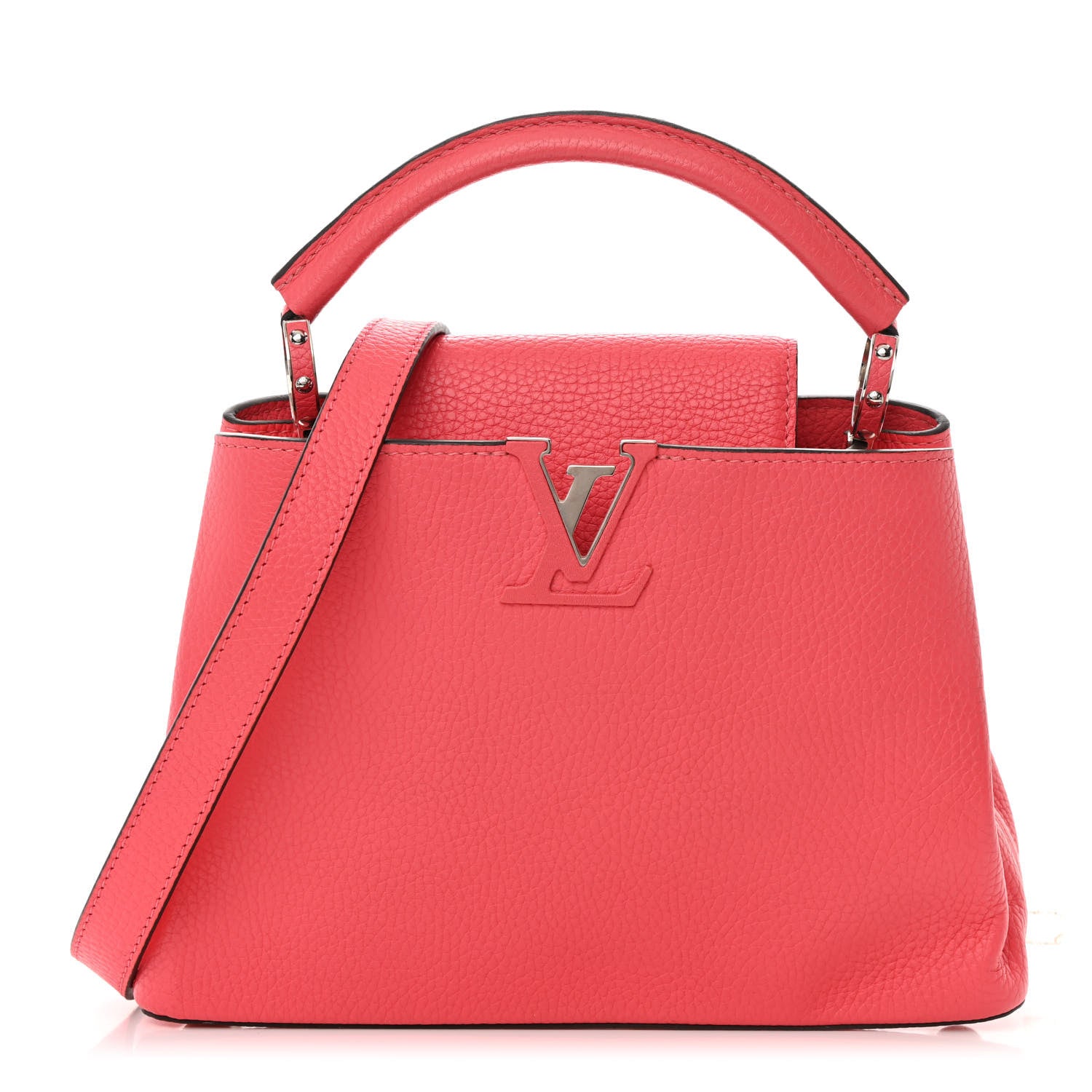 Louis Vuitton Taurillon Capucines BB Rose Litchi 1 of 17