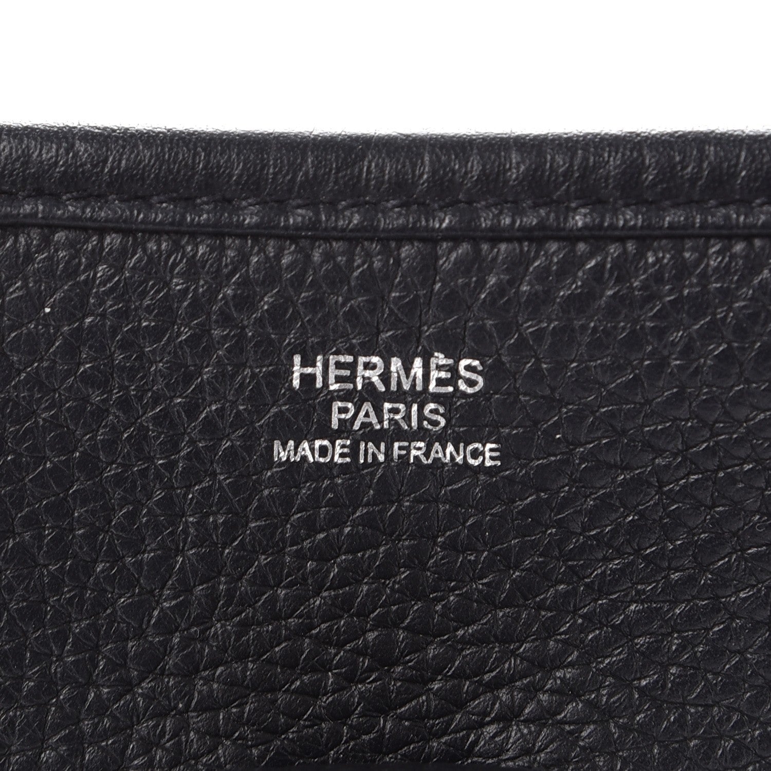 Hermes Taurillon Clemence Evelyne III PM Black 7 of 9