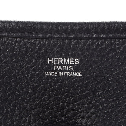 Hermes Taurillon Clemence Evelyne III PM Black 7 of 9