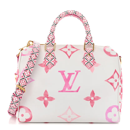 Louis Vuitton Monogram Giant By The Pool 2.0 Speedy Bandouliere 25 Rose 1 of 9