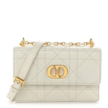 Christian Dior Lambskin Macrocannage Mini Miss Caro Bag Latte 1 of 10