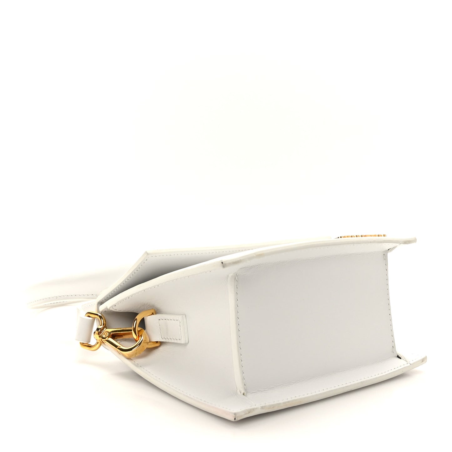 Smooth Calfskin Le Chiquito Moyen White