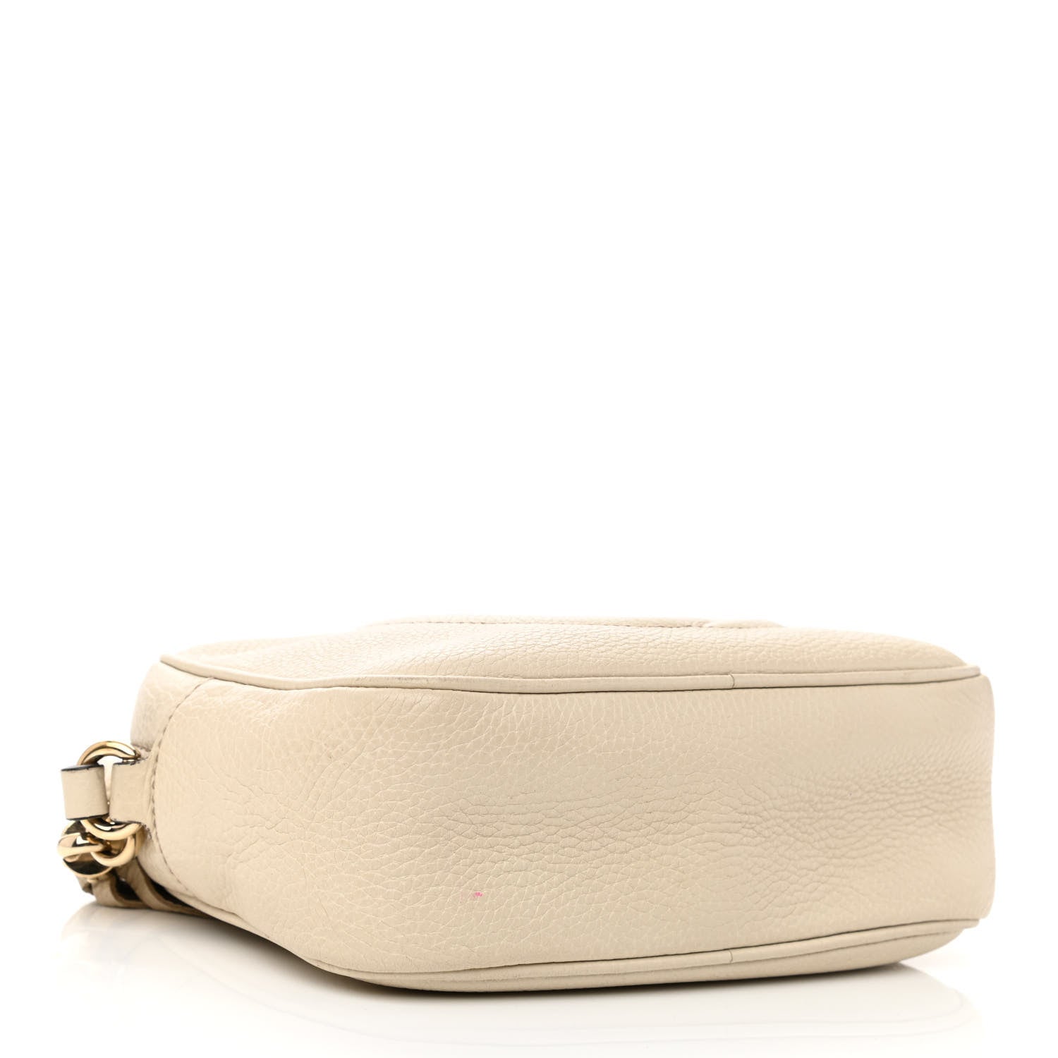 Gucci Pebbled Calfskin Small Soho Disco Bag Off White 4 of 17
