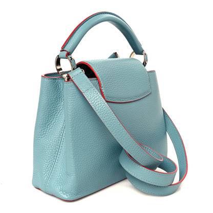 Louis Vuitton Taurillon Capucines BB Ciel 3 of 9