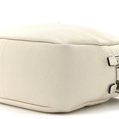 Prada Vitello Daino Soft Medium Double Zip Shoulder Bag White 9 of 12