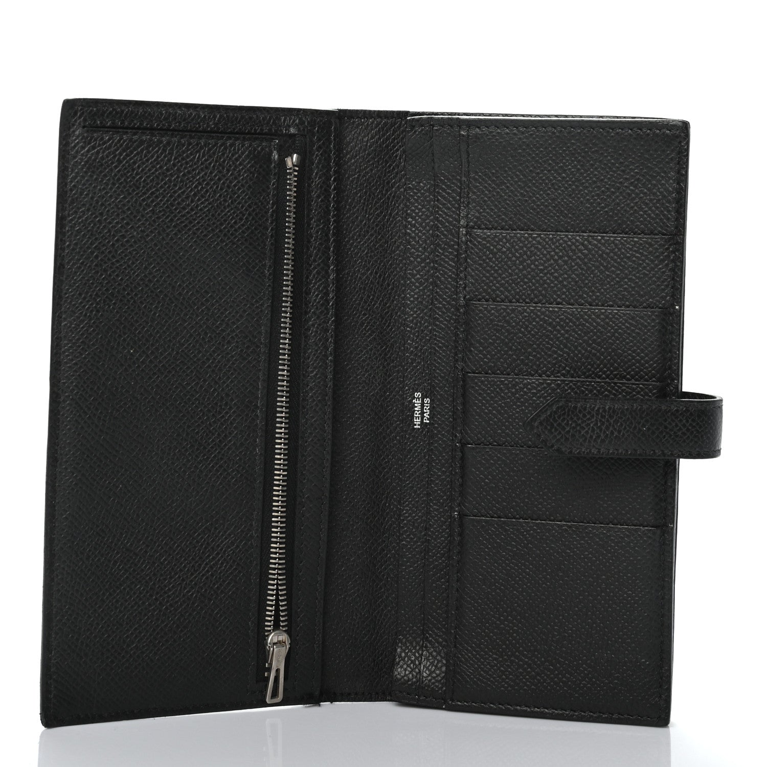 Hermes Epsom Bearn Gusset Wallet Black 5 of 6