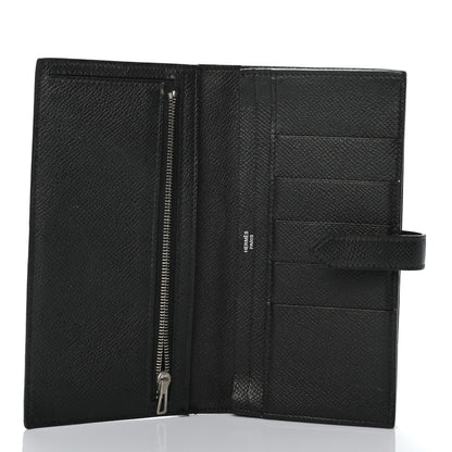 Hermes Epsom Bearn Gusset Wallet Black 5 of 6