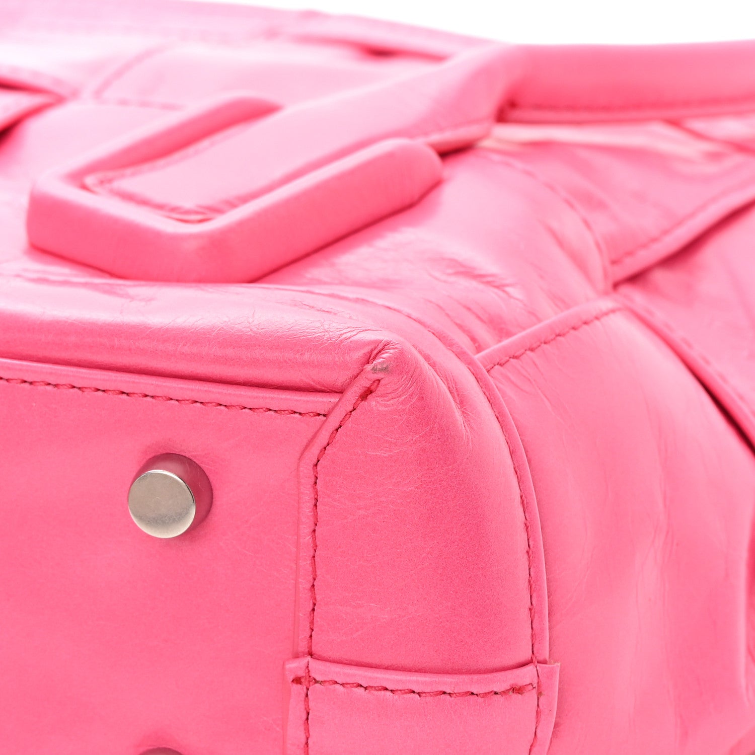 Bottega Veneta Paper Calfskin Maxi Intrecciato Mini Arco Pink 11 of 13