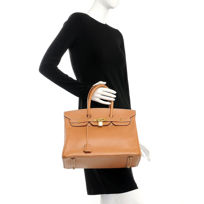 Hermes Courchevel Birkin 35 Naturelle 2 of 35