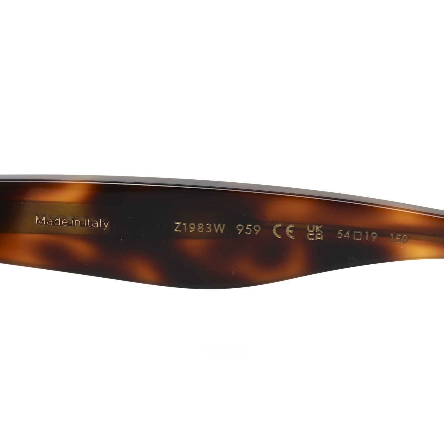 Louis Vuitton Acetate Oval Sunglasses Z1983W Tortoise 11 of 11