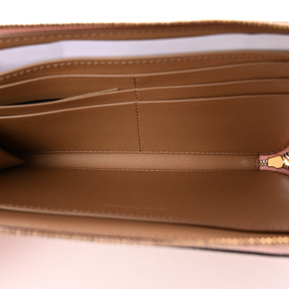 Burberry Grainy Calfskin Zip Around Wallet Pink 6 of 14