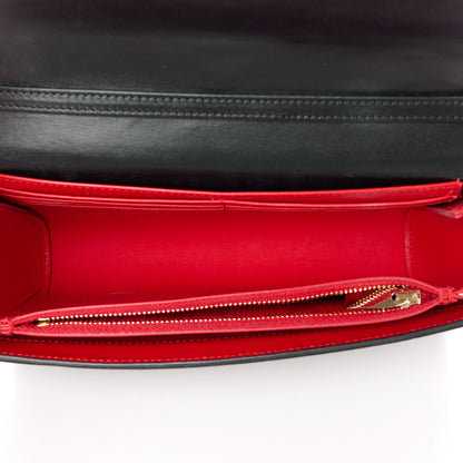Christian Louboutin Calfskin Spikes Loubinthesky Paloma Wallet On Chain Black 5 of 12