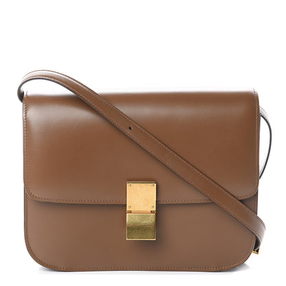 Celine Box Calfskin Medium Classic Box Flap Bag Camel 1 of 8