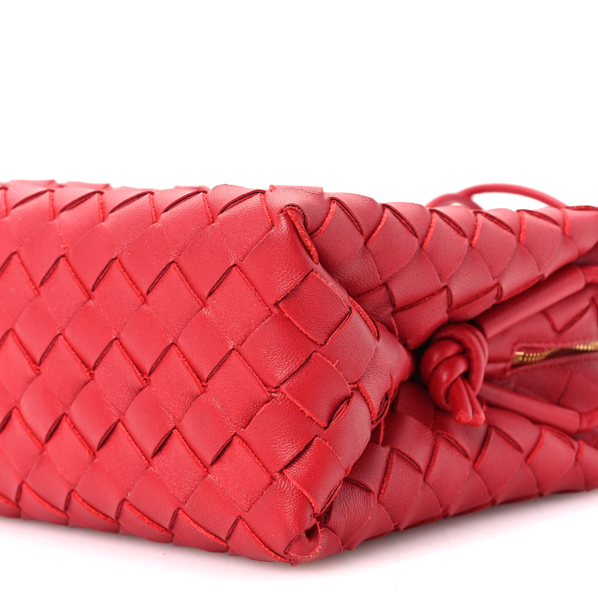 Bottega Veneta Nappa Intrecciato Small Loop Camera Bag Apple Candy 9 of 9