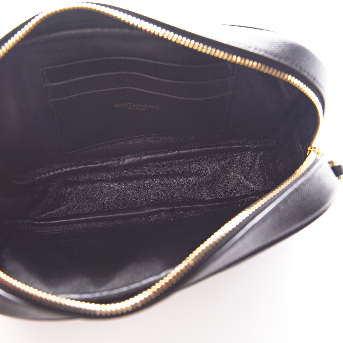 Grain De Poudre Matelasse Monogram Mini Lou Camera Bag Black