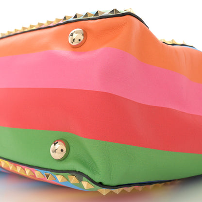Valentino Garavani Vitello 1973 Medium Rockstud Tote Multicolor 10 of 13