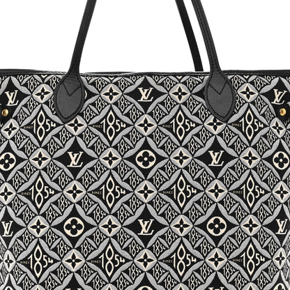 Louis Vuitton Jacquard Since 1854 Neverfull MM Grey 7 of 9