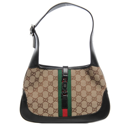 Gucci Monogram Web Jackie O Hobo 1 of 7