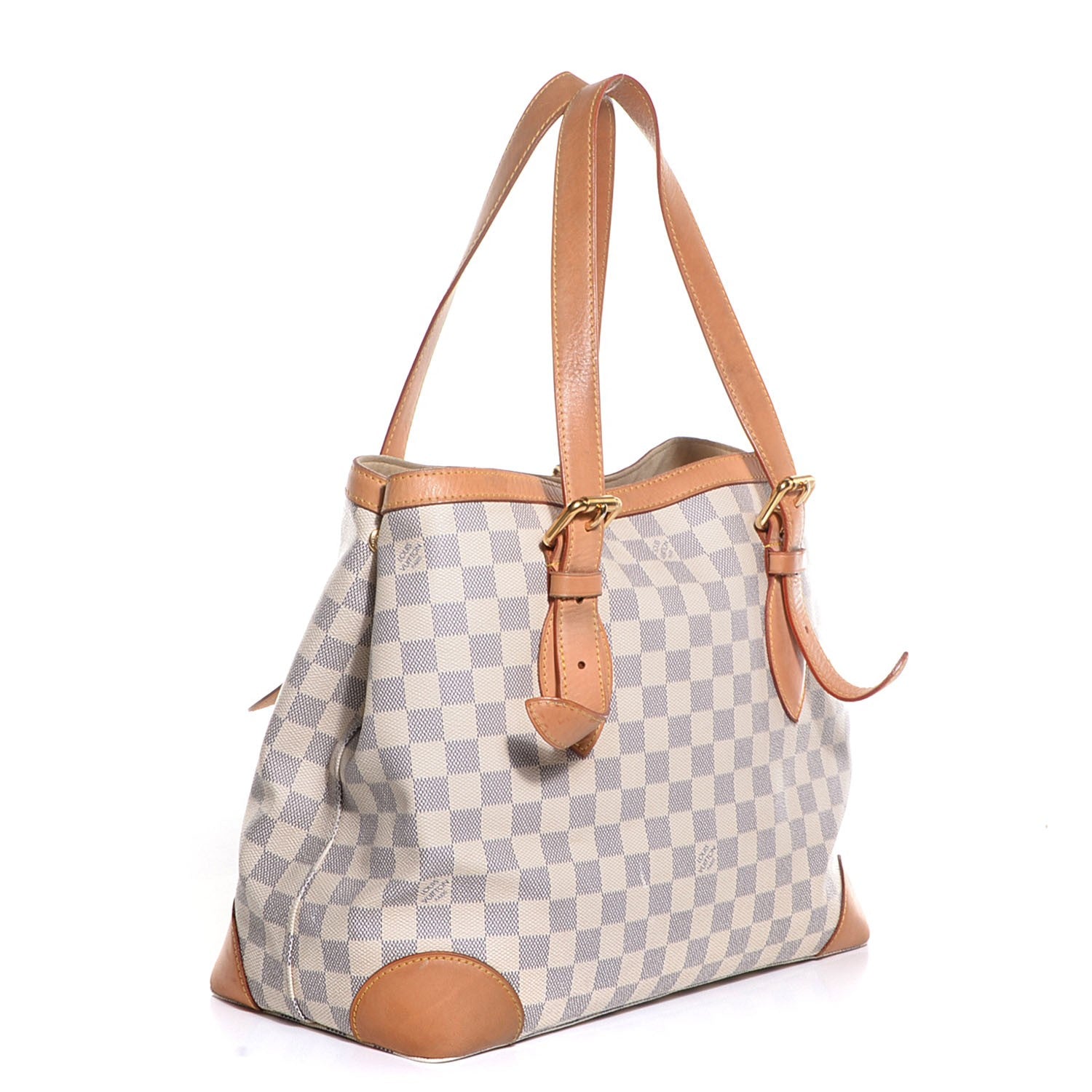 Louis Vuitton Damier Azur Hampstead MM 3 of 7