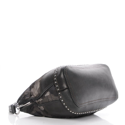 Prada Tessuto Camouflage Flap Shoulder Bag Fumo 4 of 8