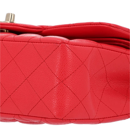 Chanel Caviar Quilted Small Double Flap Red 11 of 11
