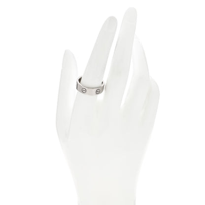 Cartier 18K White Gold 5.5mm LOVE Ring 59 8.75 2 of 4
