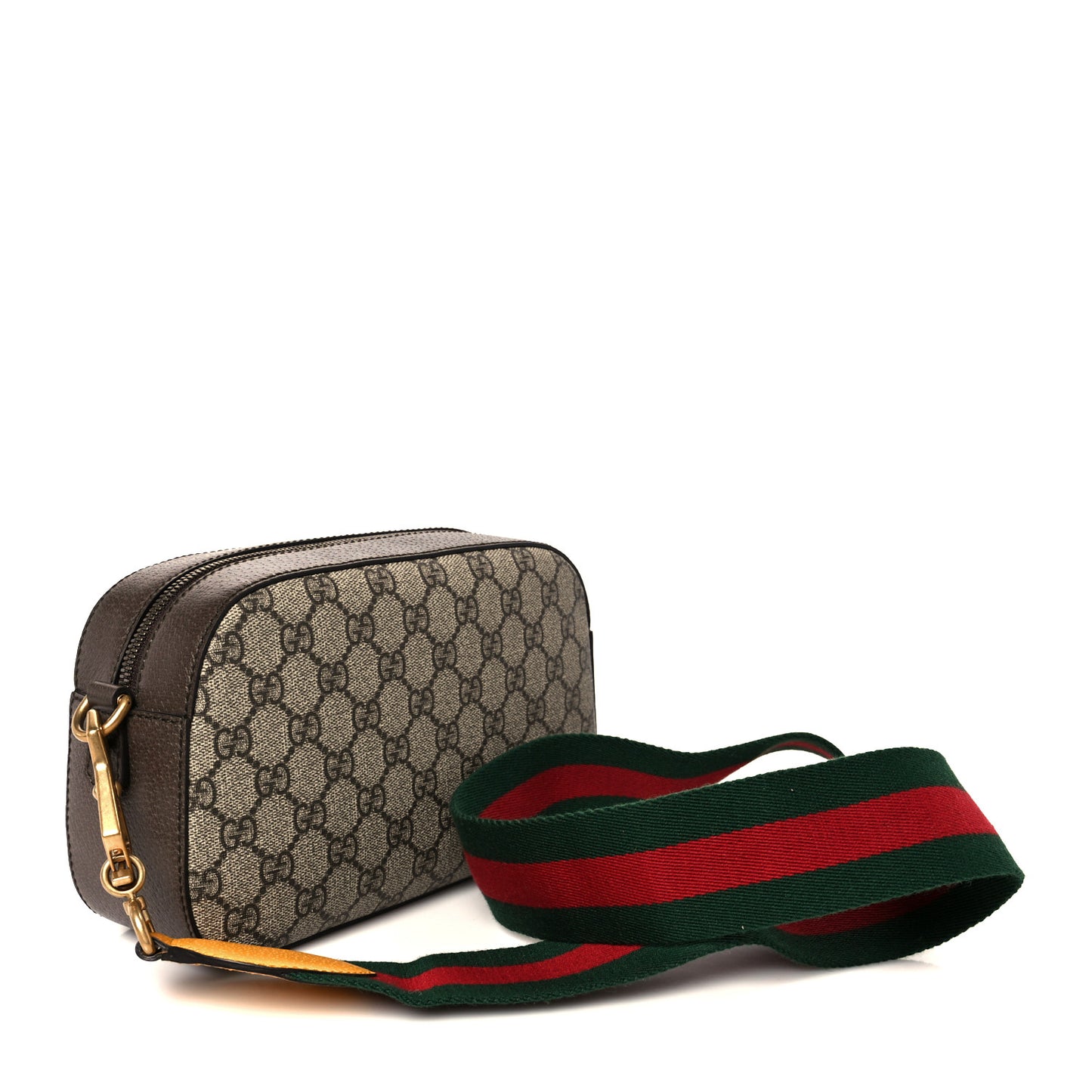 GG Supreme Monogram Web Neo Vintage Shoulder Bag Beige New Acero Crop