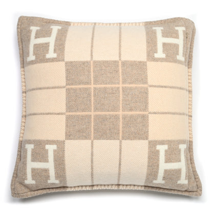 Hermes Wool Cashmere Avalon III Pillow PM Coco Camomille 2 of 3