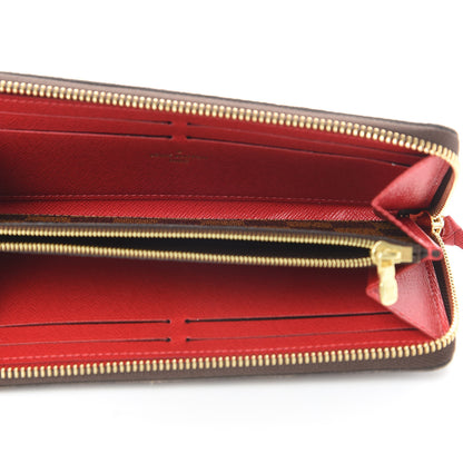 Louis Vuitton Damier Ebene Clemence Wallet Cherry 5 of 8