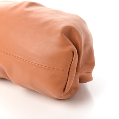 Bottega Veneta Smooth Butter Calf The Pouch Oversized Clutch Clay 7 of 10