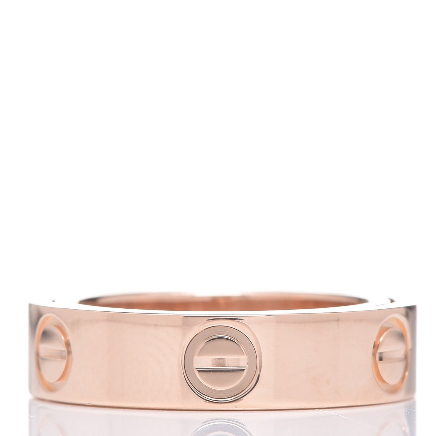 18K Pink Gold 5.5mm Astro LOVE Ring 52 6