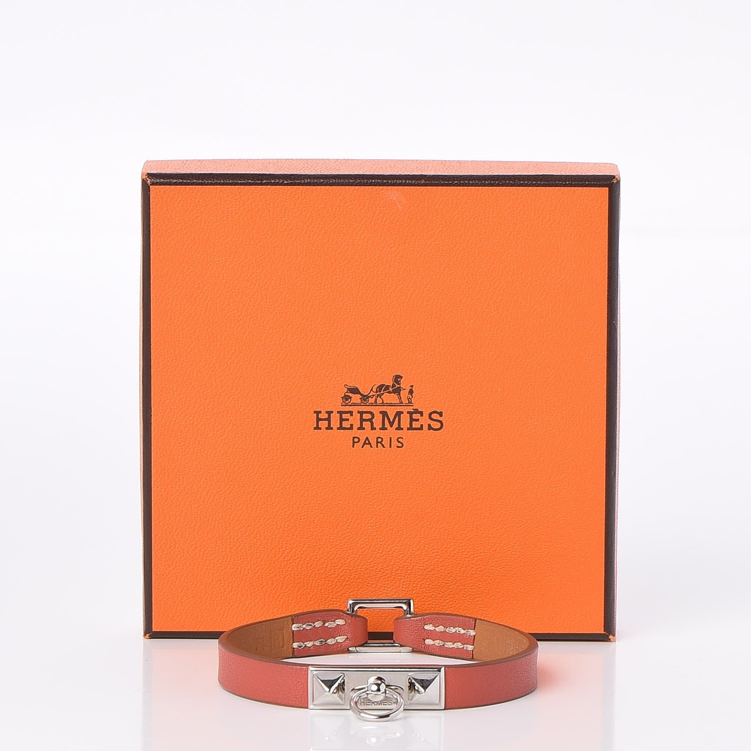 Hermes Swift Micro Rivale Bracelet S Sanguine 7 of 7