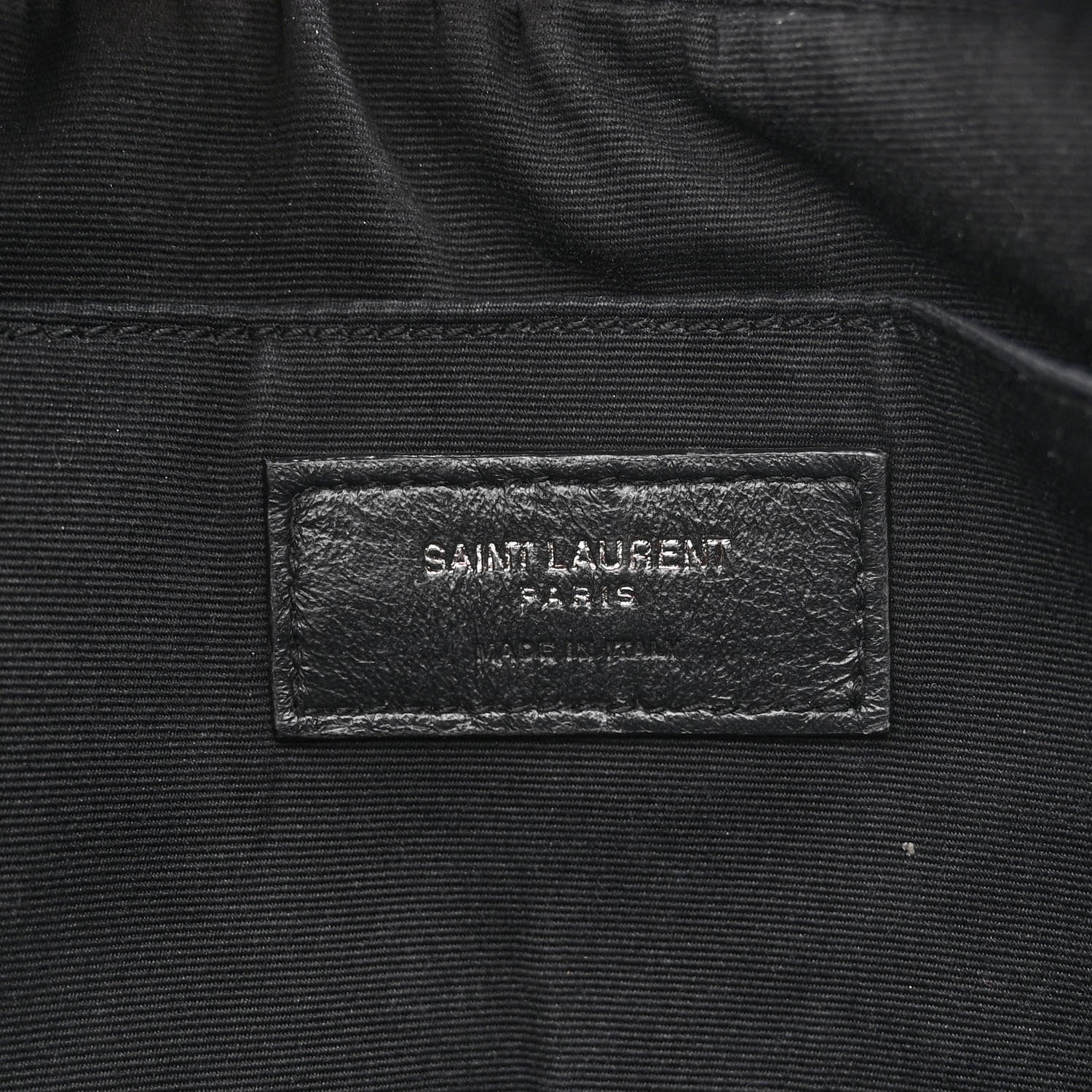 Saint Laurent Calfskin Matelasse Monogram Monochrome Lou Camera Bag Black 5 of 10