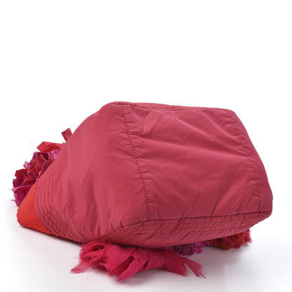 Lanvin Nylon Taffeta Pom Pom Tote Pink 3 of 11