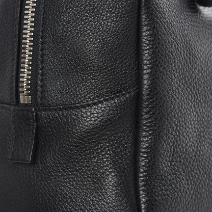 Prada Vitello Daino Embossed Logo Bowler Black 14 of 15